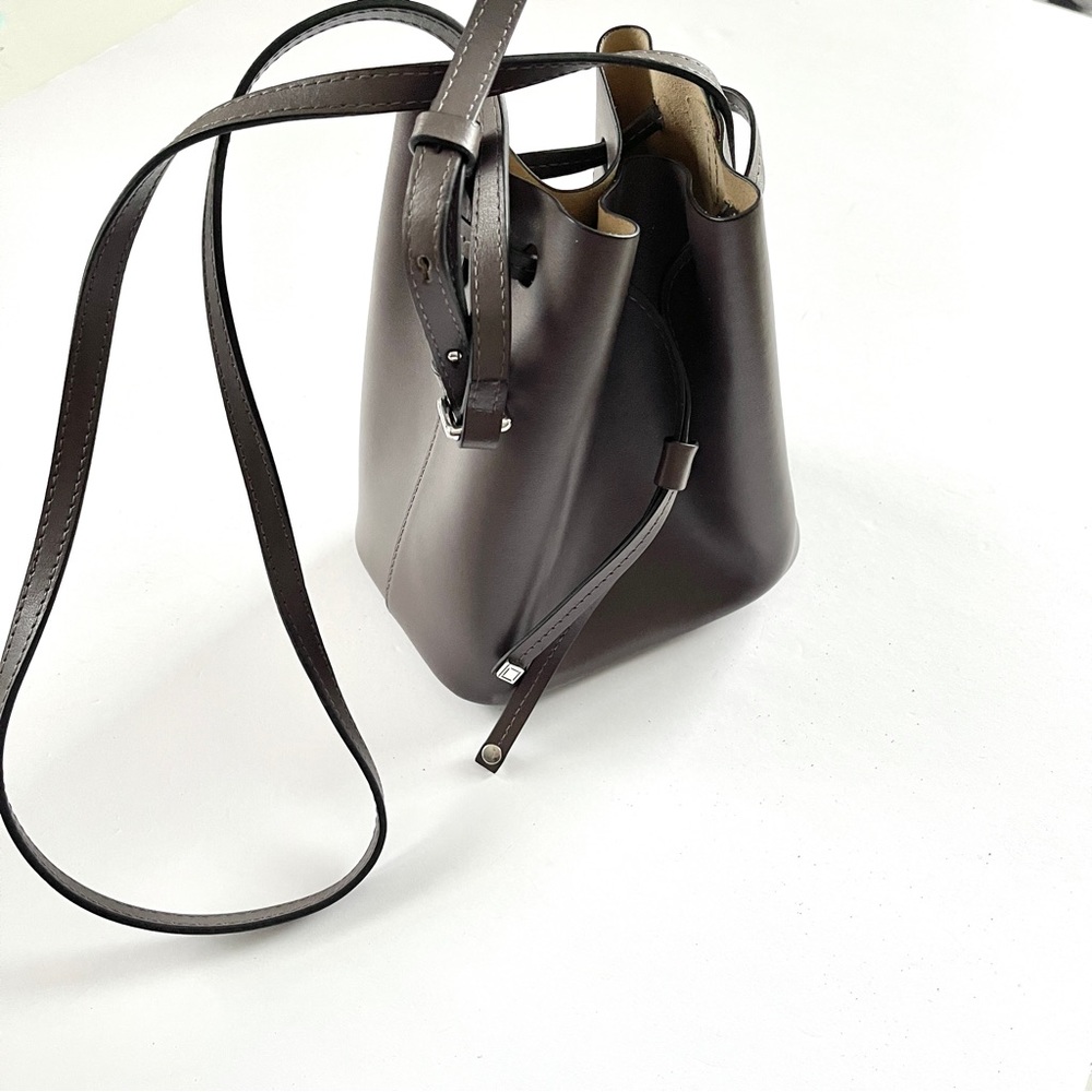 LODIS Womens bag Taupe Drawstring Bucket